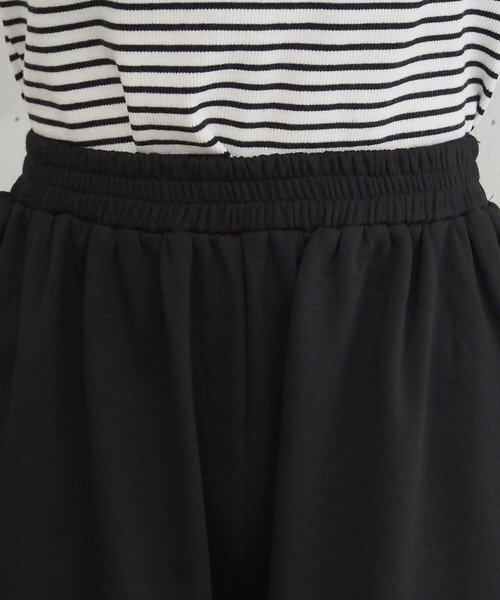 tiptop（ティップトップ）の「サイドリボンスウェットワイドパンツ（スウェットパンツ・レディース・グレー/ブラック・FREE）」の10枚目の写真