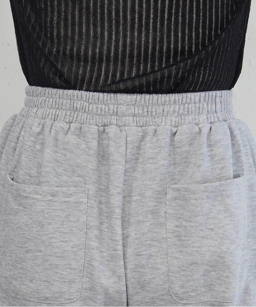 tiptop（ティップトップ）の「サイドリボンスウェットワイドパンツ（スウェットパンツ・レディース・グレー/ブラック・FREE）」の22枚目の写真