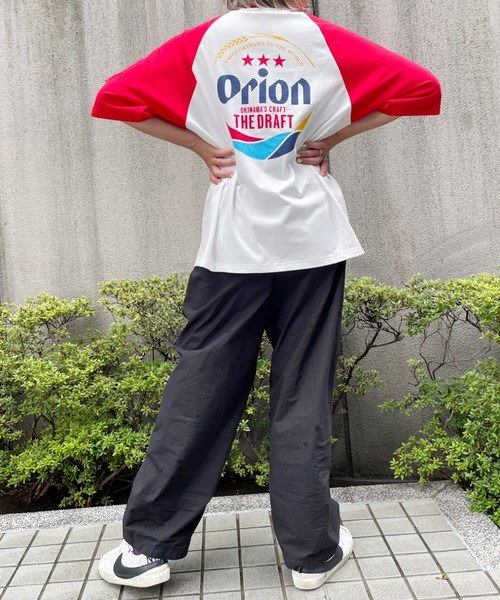 RODEO CROWNS WIDE BOWL(ロデオクラウンズワイドボウル)の「Orion BeerxRCSラグラン5分トップス(Tシャツ/カットソー・レディース・ブラック/ブルー/レッド・MEDIUM/LARGE)」の12枚目の写真