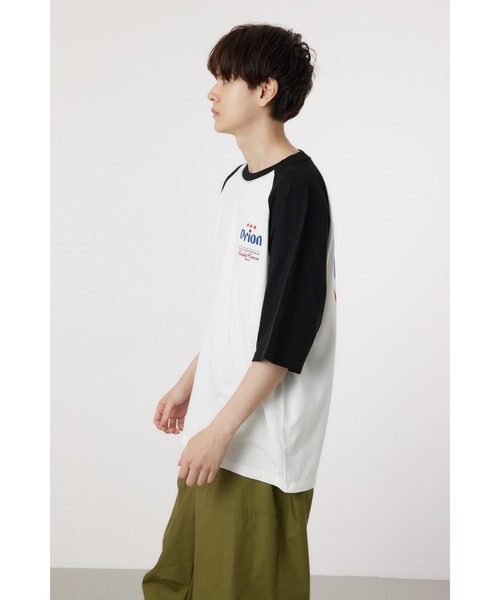 RODEO CROWNS WIDE BOWL(ロデオクラウンズワイドボウル)の「Orion BeerxRCSラグラン5分トップス(Tシャツ/カットソー・レディース・ブラック/ブルー/レッド・MEDIUM/LARGE)」の5枚目の写真