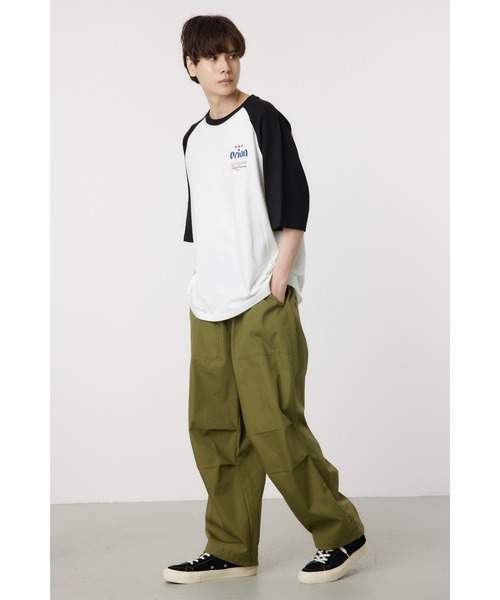 RODEO CROWNS WIDE BOWL(ロデオクラウンズワイドボウル)の「Orion BeerxRCSラグラン5分トップス(Tシャツ/カットソー・レディース・ブラック/ブルー/レッド・MEDIUM/LARGE)」の6枚目の写真