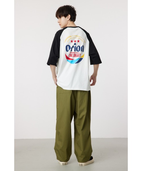 RODEO CROWNS WIDE BOWL(ロデオクラウンズワイドボウル)の「Orion BeerxRCSラグラン5分トップス(Tシャツ/カットソー・レディース・ブラック/ブルー/レッド・MEDIUM/LARGE)」の7枚目の写真