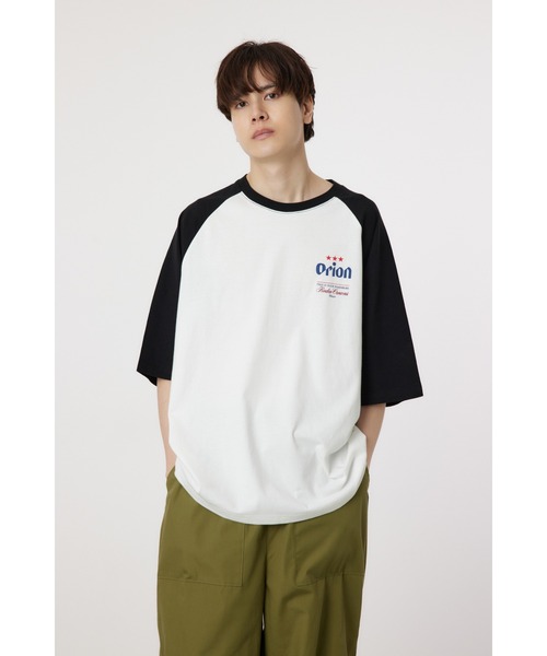 RODEO CROWNS WIDE BOWL(ロデオクラウンズワイドボウル)の「Orion BeerxRCSラグラン5分トップス(Tシャツ/カットソー・レディース・ブラック/ブルー/レッド・MEDIUM/LARGE)」の4枚目の写真