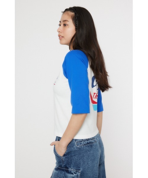 RODEO CROWNS WIDE BOWL(ロデオクラウンズワイドボウル)の「Orion BeerxRCSラグラン5分トップス(Tシャツ/カットソー・レディース・ブラック/ブルー/レッド・MEDIUM/LARGE)」の22枚目の写真