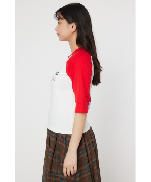 RODEO CROWNS WIDE BOWL(ロデオクラウンズワイドボウル)の「Orion BeerxRCSラグラン5分トップス(Tシャツ/カットソー・レディース・ブラック/ブルー/レッド・MEDIUM/LARGE)」の19枚目の写真