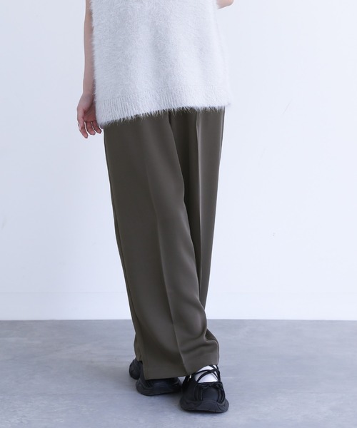 n'OrLABEL（ノアールレーベル）の「『センタープレスストレートスラックス』（スラックス・レディース・ブラック/グレー・3L/S～Ｍ/L～LL）」の5枚目の写真