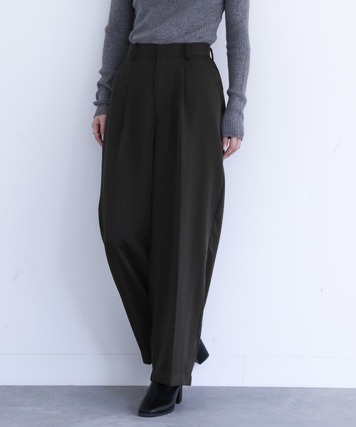 n'OrLABEL（ノアールレーベル）の「『センタープレスストレートスラックス』（スラックス・レディース・ブラック/グレー・3L/S～Ｍ/L～LL）」の7枚目の写真