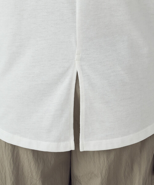 COMME CA ISM（コムサイズム）の「後ろスリット Ｔシャツ　（長袖）（Tシャツ/カットソー・レディース・ホワイト/ブラック/チャコール・LARGE/MEDIUM）」の18枚目の写真