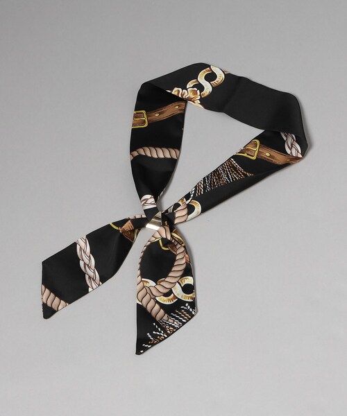 THE SHOP TK （ザ ショップ ティーケー ）の「◆リング付きスカーフアソート（バンダナ/スカーフ・レディース・ベージュ系その他7/ブラック/ブラック系4・00）」の2枚目の写真