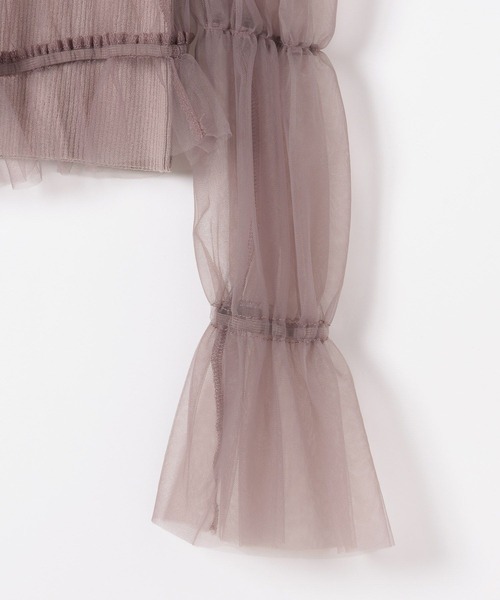 Heather（ヘザー）の「チュールドッキング2P 145368（シャツ
