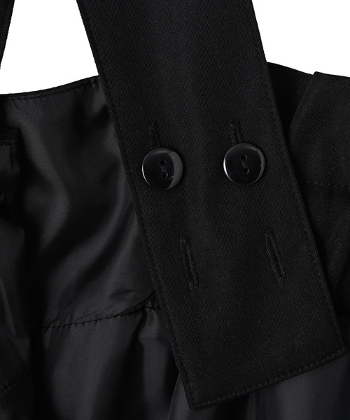 STYLE DELI（スタイルデリ）の「【BLK001】フロントジップジャンパースカート（ワンピース・レディース・ブラック/ベージュ・FREE）」の21枚目の写真