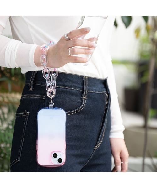 Hamee(ハミィ)の「sorureda! アクリルチェーンハンドストラップ(スマホグッズ・レディース・カラフル/ブルー × パープル/ピンク×イエロー・FREE)」の10枚目の写真
