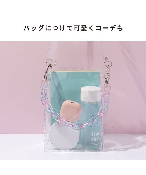 Hamee(ハミィ)の「sorureda! アクリルチェーンハンドストラップ(スマホグッズ・レディース・カラフル/ブルー × パープル/ピンク×イエロー・FREE)」の11枚目の写真