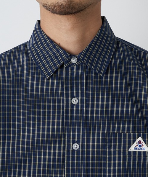 GEVACO(ゲバコ)の「【GEVACO】レギュラーカラーロングスリーブシャツ(シャツ/ブラウス・メンズ・ネイビー/ブラウン/グリーン・SMALL/MEDIUM/LARGE)」の7枚目の写真