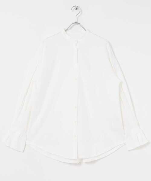 ITEMS URBANRESEARCH(アイテムズ アーバンリサーチ)の「バンドカラーソデタックカットソー(Tシャツ/カットソー・レディース・ホワイト/ストライプ・FREE)」の12枚目の写真