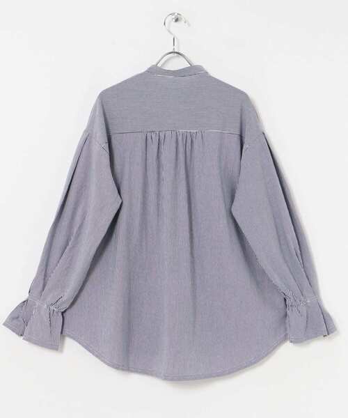 ITEMS URBANRESEARCH(アイテムズ アーバンリサーチ)の「バンドカラーソデタックカットソー(Tシャツ/カットソー・レディース・ホワイト/ストライプ・FREE)」の14枚目の写真