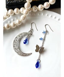【MUURABBTI】蝶々の月舞いピアス(MA)