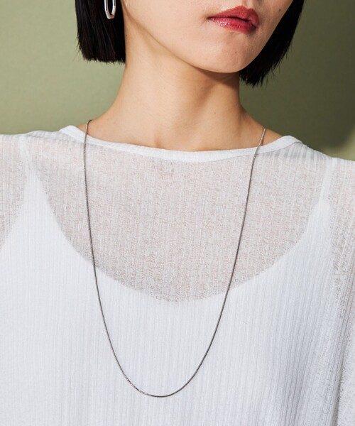 CITEN（シテン）の「＜CITEN＞スライドボール スネークチェーン ネックレス（ネックレス・レディース・シルバー/ゴールド・FREE）」の2枚目の写真