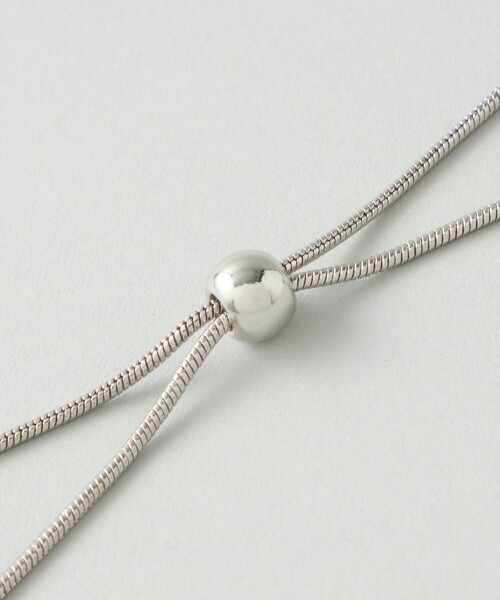 CITEN（シテン）の「＜CITEN＞スライドボール スネークチェーン ネックレス（ネックレス・レディース・シルバー/ゴールド・FREE）」の9枚目の写真