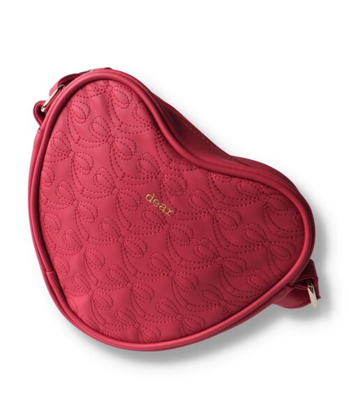 BRANSHES（ブランシェス）の「キルティングショルダーバッグ（ショルダーバッグ・キッズ・ブラック/レッド/シルバー・FREE）」の5枚目の写真