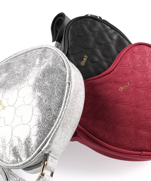 BRANSHES（ブランシェス）の「キルティングショルダーバッグ（ショルダーバッグ・キッズ・ブラック/レッド/シルバー・FREE）」の16枚目の写真