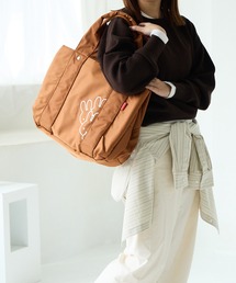 miffy ミッフィー トートバッグ ボストンバッグ レディース 大容量 ナイロン かくれんぼミッフィー キャリオン対応 62017