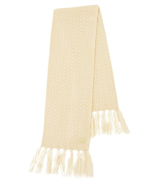 X-girl（エックスガール）の「FRINGE KNIT SCARF（マフラー）」 - WEAR