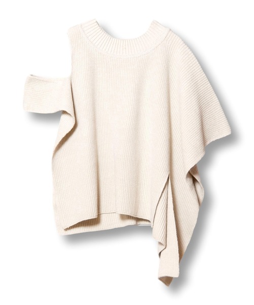 【セール】マルチWAYポンチョ（ニット/セーター）｜OSMOSIS（オズモーシス）