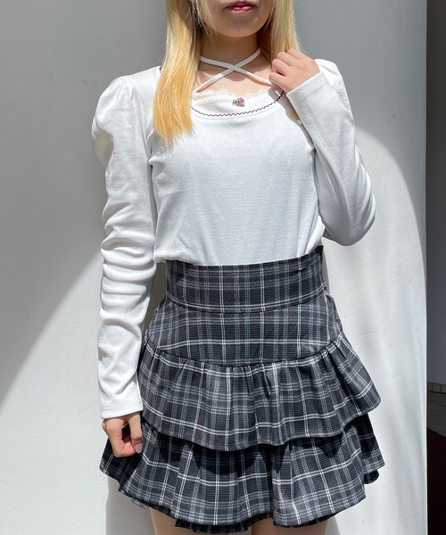 うふふです！新品✳️ドレス✳️チョーカー.ストール付き フラワーモチーフショール付きプリンセスラインロングドレス