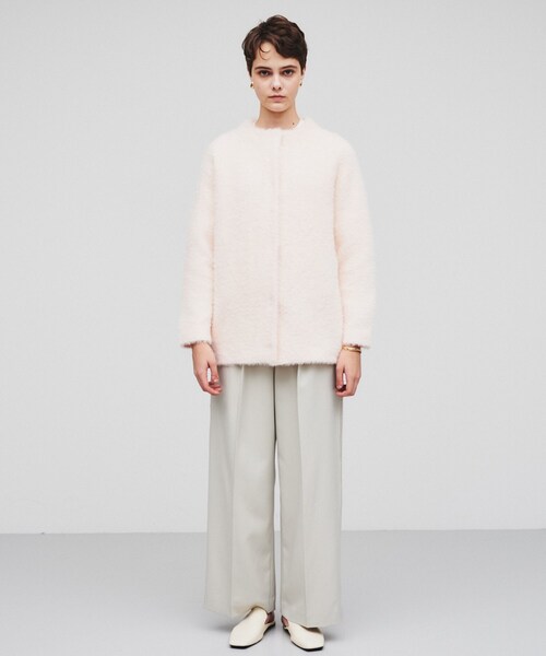 【セール】シャギーニットカーデガン(カーディガン/ボレロ)|cloenc(クロエンス) 【セール】シャギーニットカーデガン(カーディガン/ボレロ)|cloenc(クロエンス)