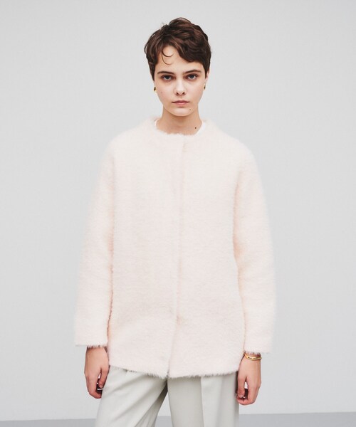 【セール】シャギーニットカーデガン(カーディガン/ボレロ)|cloenc(クロエンス) 【セール】シャギーニットカーデガン(カーディガン/ボレロ)|cloenc(クロエンス)