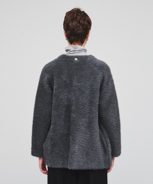 【セール】シャギーニットカーデガン(カーディガン/ボレロ)|cloenc(クロエンス) 【セール】シャギーニットカーデガン(カーディガン/ボレロ)|cloenc(クロエンス)