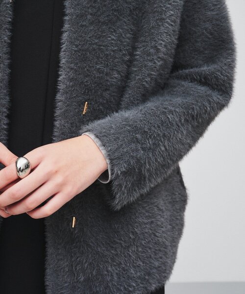 【セール】シャギーニットカーデガン(カーディガン/ボレロ)|cloenc(クロエンス) 【セール】シャギーニットカーデガン(カーディガン/ボレロ)|cloenc(クロエンス)