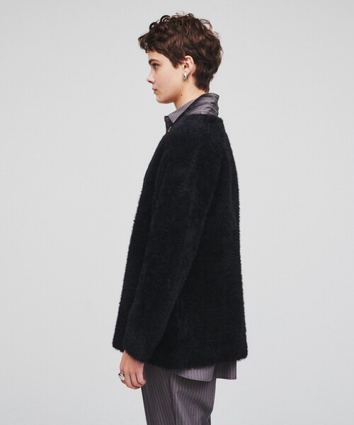 【セール】シャギーニットカーデガン(カーディガン/ボレロ)|cloenc(クロエンス) 【セール】シャギーニットカーデガン(カーディガン/ボレロ)|cloenc(クロエンス)