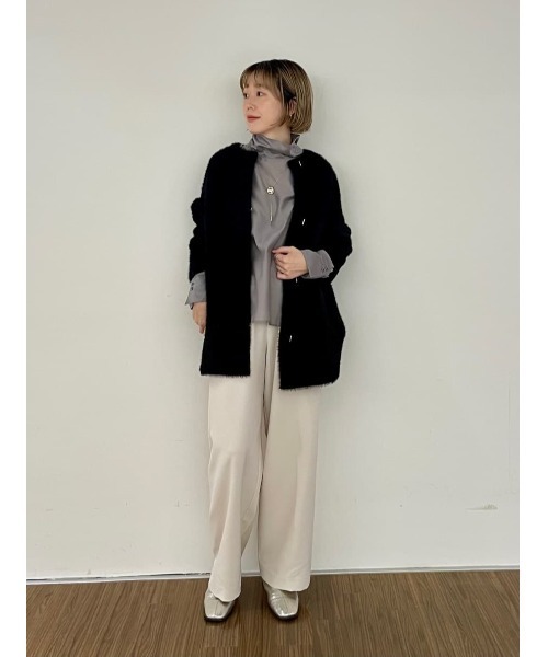 【セール】シャギーニットカーデガン(カーディガン/ボレロ)|cloenc(クロエンス) 【セール】シャギーニットカーデガン(カーディガン/ボレロ)|cloenc(クロエンス)