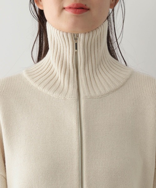 GLOBAL WORK Smile Seed Store（グローバルワーク スマイルシードストア）の「お手入れラクラクハーフジッププルオーバー/116057（ニット/セーター・レディース・アイボリー/ブルー系その他6/ブラック/グレー・X-LARGE/SMALL/MEDIUM/LARGE）」の19枚目の写真