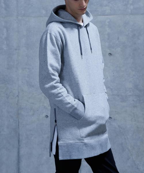 BEAUTY&YOUTH UNITED ARROWS(ビューティーアンドユースユナイテッドアローズ)の「<monkey time> URK SD/ZP LONG HOODIE/パーカー(パーカー・メンズ・ホワイト/グレー・MEDIUM/LARGE/X-LARGE/SMALL)」の2枚目の写真