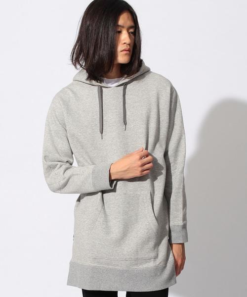 BEAUTY&YOUTH UNITED ARROWS(ビューティーアンドユースユナイテッドアローズ)の「<monkey time> URK SD/ZP LONG HOODIE/パーカー(パーカー・メンズ・ホワイト/グレー・MEDIUM/LARGE/X-LARGE/SMALL)」の4枚目の写真