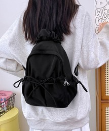 紐リボン ナイロンバックパック/リュックサック チャーム無し