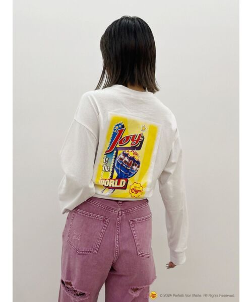 EVRIS(エヴリス)の「【EVRIS×Chupa Chups】グラフィックロンT(Tシャツ/カットソー・レディース・ブラック/ホワイト・FREE)」の9枚目の写真