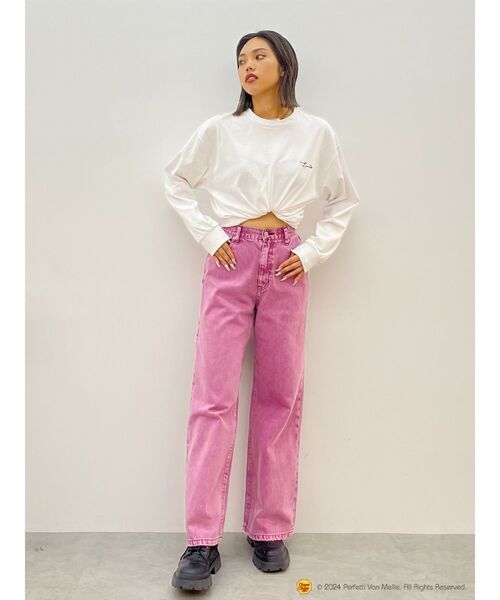 EVRIS(エヴリス)の「【EVRIS×Chupa Chups】グラフィックロンT(Tシャツ/カットソー・レディース・ブラック/ホワイト・FREE)」の11枚目の写真