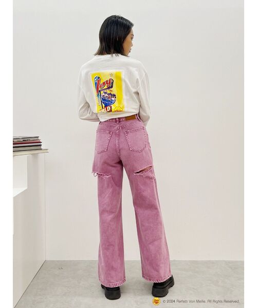 EVRIS(エヴリス)の「【EVRIS×Chupa Chups】グラフィックロンT(Tシャツ/カットソー・レディース・ブラック/ホワイト・FREE)」の13枚目の写真