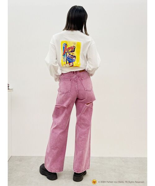 EVRIS(エヴリス)の「【EVRIS×Chupa Chups】グラフィックロンT(Tシャツ/カットソー・レディース・ブラック/ホワイト・FREE)」の14枚目の写真