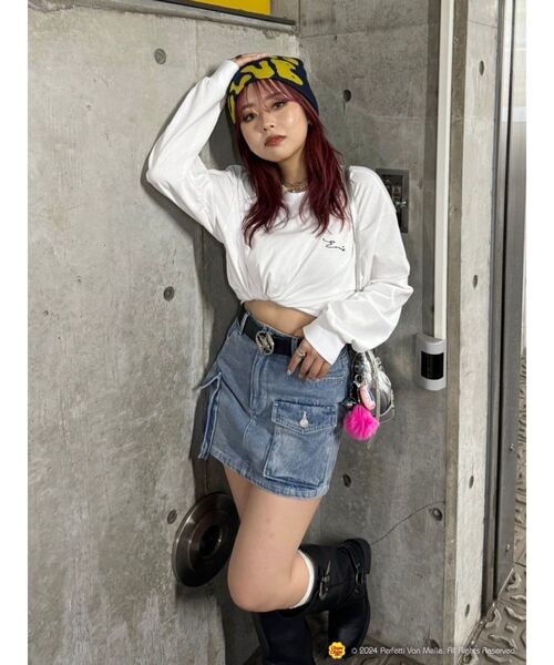 EVRIS(エヴリス)の「【EVRIS×Chupa Chups】グラフィックロンT(Tシャツ/カットソー・レディース・ブラック/ホワイト・FREE)」の15枚目の写真
