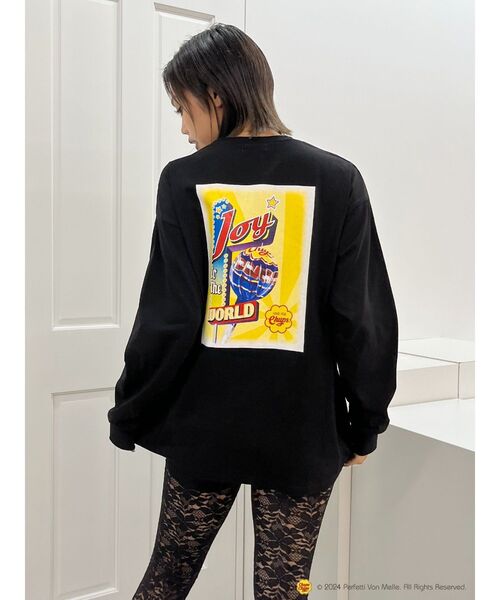 EVRIS(エヴリス)の「【EVRIS×Chupa Chups】グラフィックロンT(Tシャツ/カットソー・レディース・ブラック/ホワイト・FREE)」の21枚目の写真