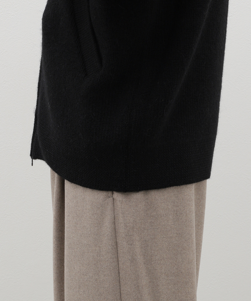 ATON エイトン アルパカ ふんわり ニット 長袖 セーター M ブラック ATON セーター ニット 「ATON」CREW NECK SWEATER メンズ レディース