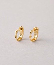 CALIN　STANDARD（カリンスタンダード）の「◆金属アレルギー対応◆◆made in japan◆【片手でスムースワンタッチ】ツイスト　ミニスムースピアス（ピアス（両耳用））」