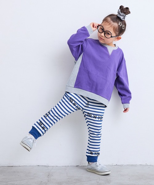 MARKEY'S(マーキーズ)の「総柄スウェットパンツ【セットアップ可能】(スウェットパンツ・キッズ・ラベンダー/ネイビー/アイボリー/ブラック/ブルー系その他/オフホワイト・100/95/90/80/110/150/140/130/120)」の19枚目の写真