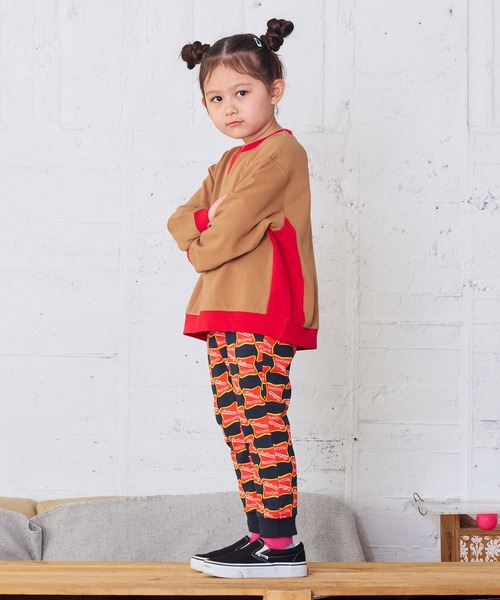 MARKEY'S(マーキーズ)の「総柄スウェットパンツ【セットアップ可能】(スウェットパンツ・キッズ・ラベンダー/ネイビー/アイボリー/ブラック/ブルー系その他/オフホワイト・100/95/90/80/110/150/140/130/120)」の15枚目の写真
