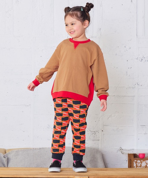 MARKEY'S(マーキーズ)の「総柄スウェットパンツ【セットアップ可能】(スウェットパンツ・キッズ・ラベンダー/ネイビー/アイボリー/ブラック/ブルー系その他/オフホワイト・100/95/90/80/110/150/140/130/120)」の14枚目の写真